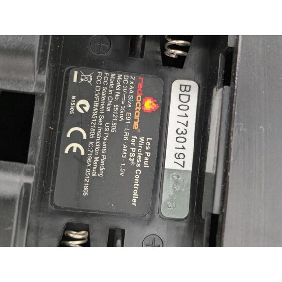 Guitar Hero Les Paul Gibson Wireless PS3 Sony Playstation 3 With Strap No Dongle - Picture 8 of 8